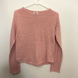 Light-pink Long Sleeve Sweater